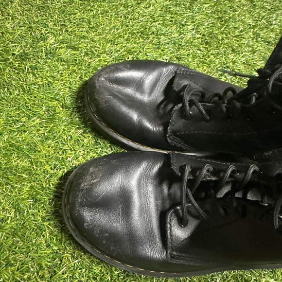 Dr. Martens 1460‎ Y Black Leather Lace Up/Zip Ankle Boots Men's Size 4 #shoes - Picture 4 of 7